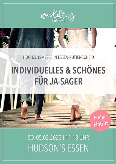Flyer Wedding Collective 2023 Hudsons Essen Rüttenscheid